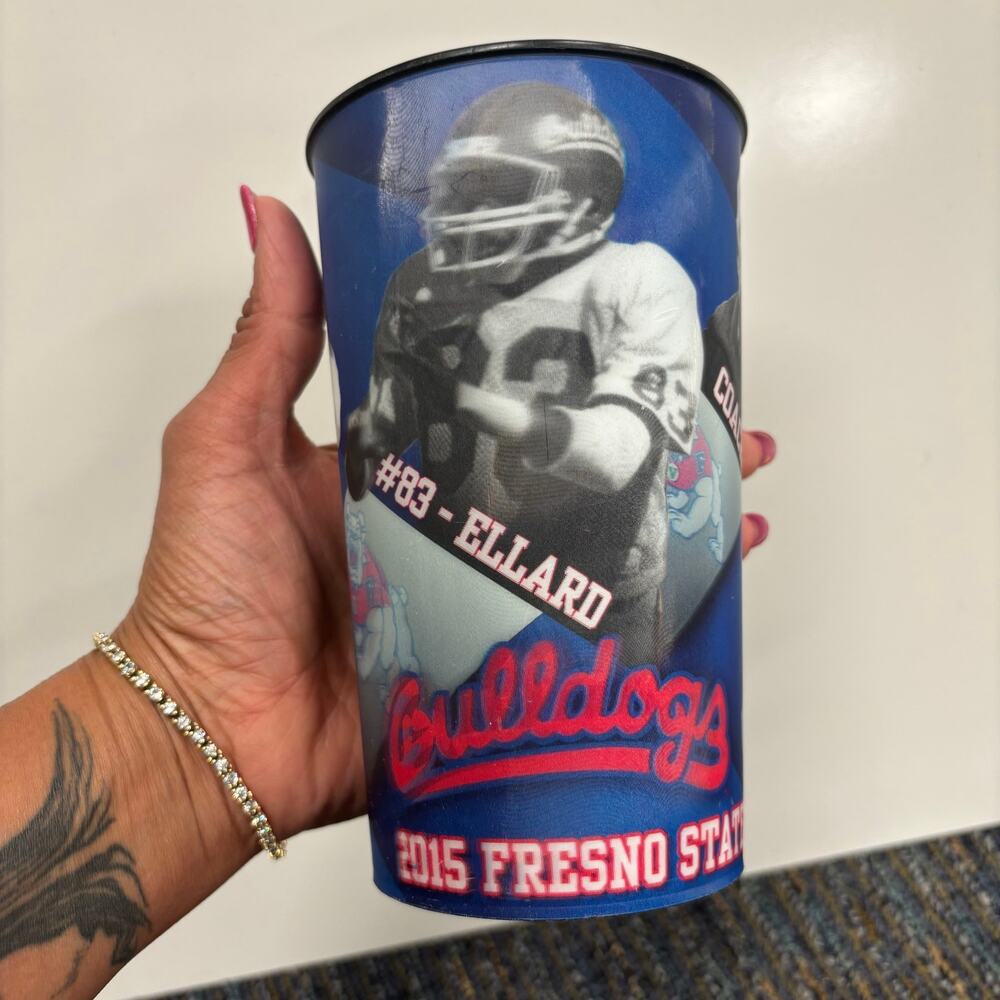 2015 Fresno State Bulldogs Pepsi Cup Collect Sweeney Ellard Carr D1 NCAA Raiders